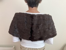 Vintage Real Mink Fur Stole