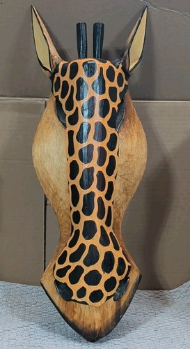 Hand carved wooden - 19.75",