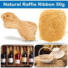 50G Natural Raffia Ribbon