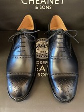 JOSEPH CHEANEY , BRAND NEW , SIZE 10, BLACK CALF LEATHER ,CLASSIC, OXFORD BROGUE