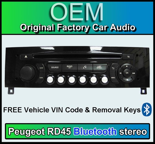 Peugeot rcz bluetooth rd45 - bluetooth, cd