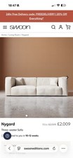 Swoon Three Seater Sofa, RRP