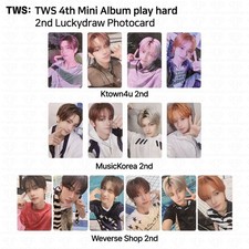 TWS 4th Mini Album Play Hard Ktown4u Musickorea Weverse 2nd Luckydraw Photocard