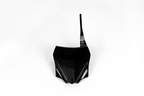 Black ufo front number - front, plate