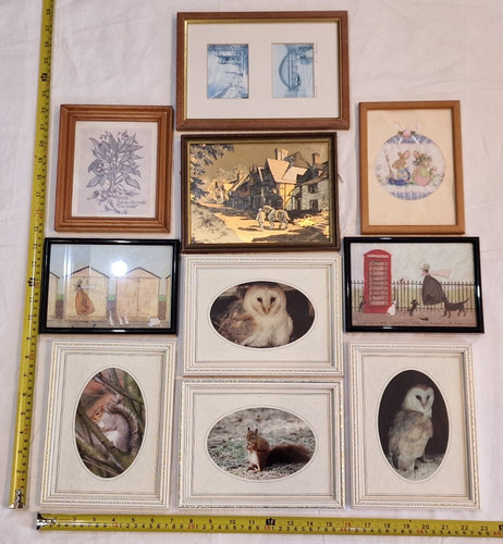 Job lot framed prints - job,