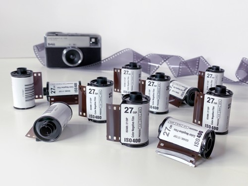 Empty reusable 35mm film - 10,