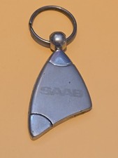 Keyring Key Ring - SAAB Metal