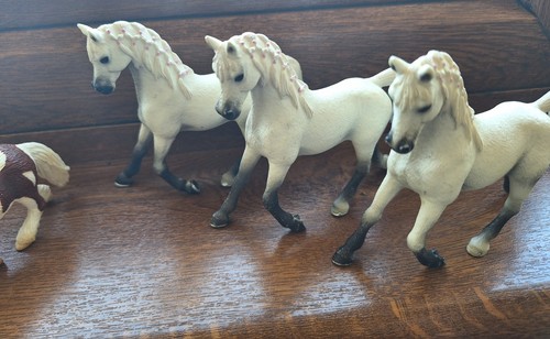 One white plastic - white, horse
