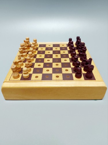 Wooden travel chess set - wooden,