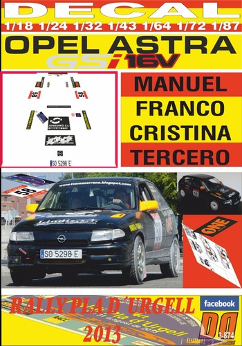 Decal opel astra - opel,