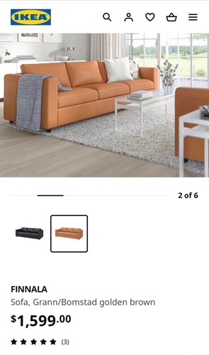 Ikea finnala sofa seater - sofa,