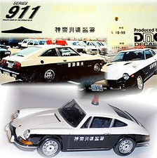 Police Cars Japan Tokyo 1967 Porsche 911 + Datsun 240 Z 1:18 Decals