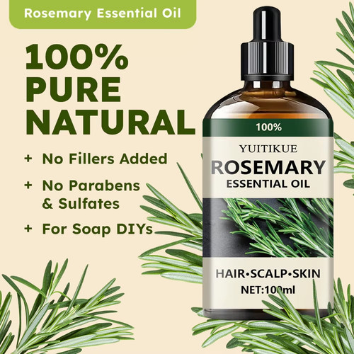100 pure rosemary - rosemary, essential