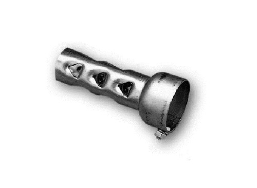 Short exhaust baffle fit - short, 4"