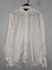 Gieves & Hawkes Savile Row Crisp White Shirt. Size 16” 41cm. French Cuffs. VGC 
