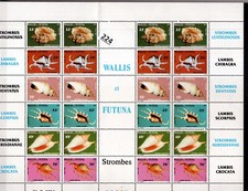 OS WALLIS & FUTUNA - MNH - MARINE LIFE - SHELLS 