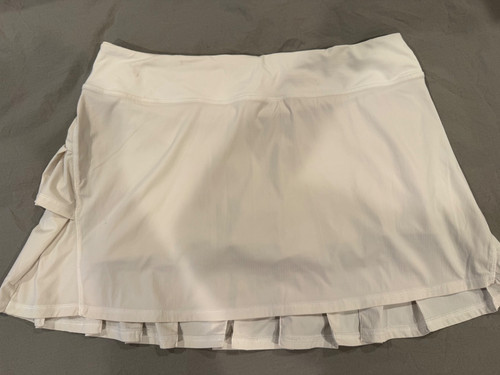 Lululemon white pleated tennis - white,