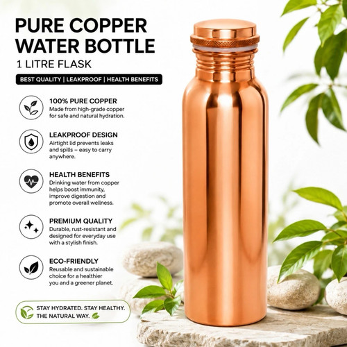 Pure copper water - copper, 1