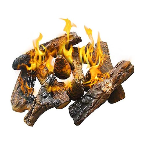 Gas fireplace woods ceramic - gas,