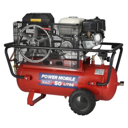 Petrol air compressor - petrol, 50l