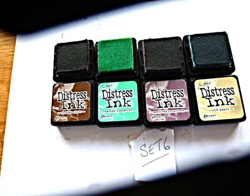 Four tim holtz distress inks - four,