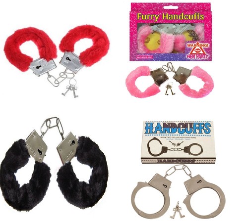 Fluffy furry handcuffs - furry, fancy