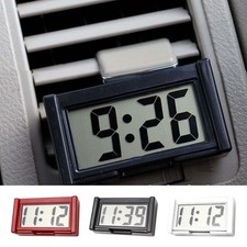 Small Digital Clock Large Screen Stick On Clock For Car Dashboard Self Right