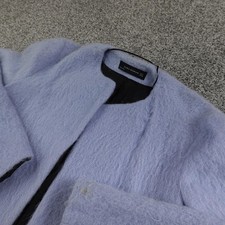 Zara Coat Womens M Blue Wool