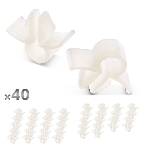40x fastening clips - fastening, interior