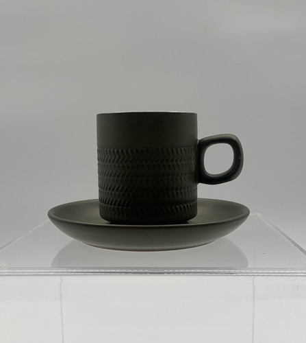 Vintage denby chevron - vintage, coffee