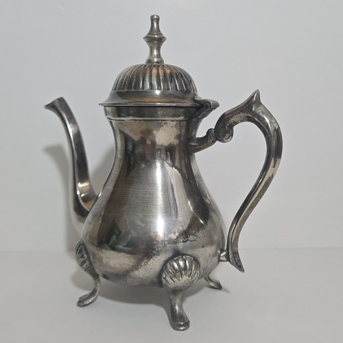 Vintage silverplate coffee pot - coffee,