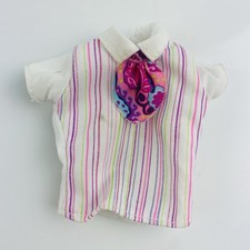 Barbie Doll Genuine Mattel Vintage 90s Shirt Top Travel Train Fun Air Hostess