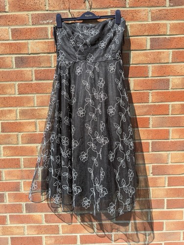 Gina bacconi black strapless - gina,