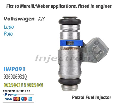Petrol fuel injector iwp091 - petrol,