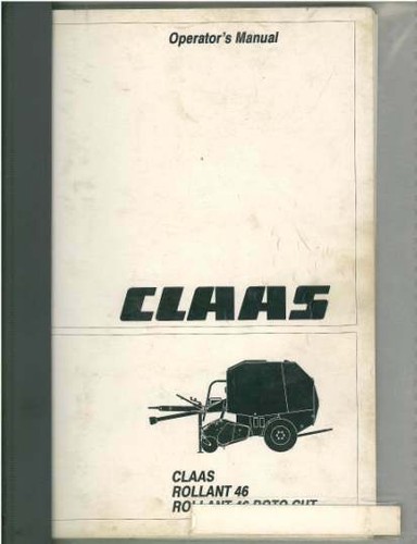 Claas round baler rollant - baler, &