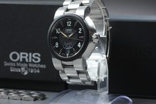 [w/Box Paper] ORIS TT1 7518-44 Automatic Cal.635 Men's Black Day/Date 41mm Exc+5