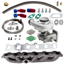 T04E Turbo & Oil Line w/