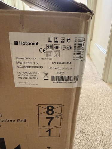 Brand new hotpoint microwave - hotpoint,