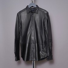 DIESEL Leather Shirt Jacket