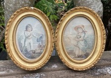 Pair Antique Georgian Oval