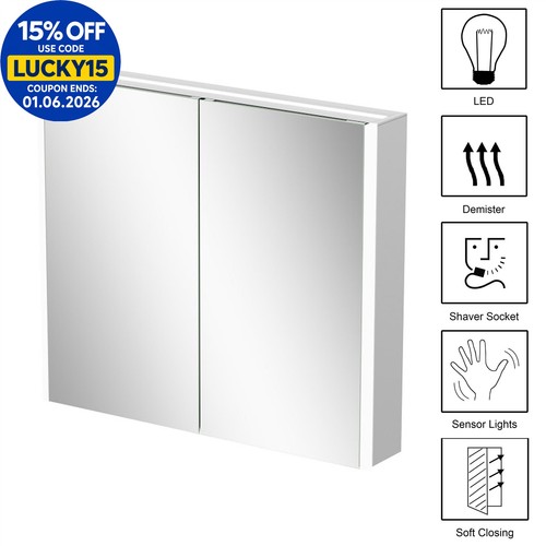 Luxury bathroom mirror cabinet - bathroom,