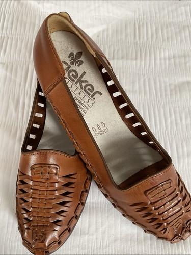 Rieker antisress leather - antisress, brown