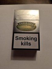 Amber Leaf Metal Cigarette