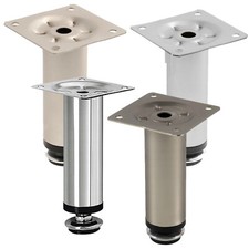 FURNITURE FEET METAL CHROME