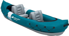 Sevylor Tahaa Kayak, Inflatable Canoe for 2 Persons W/PVC shell & luggage straps