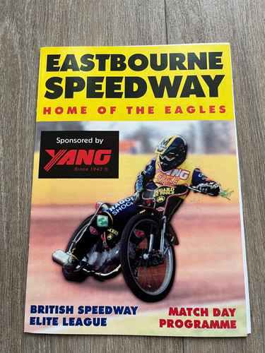 Eastbourne speedway programme - eastbourne,