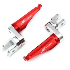 For Honda VTR1000 Firestrom 97-07 06 SHINOBI Front Foot Pegs 25mm Lower Red