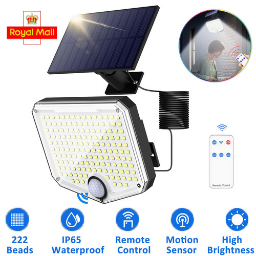 Solar power led pir motion - pir,