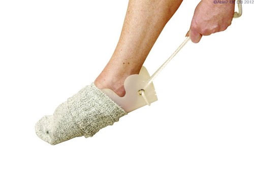 Sock stocking aid puller - aid,