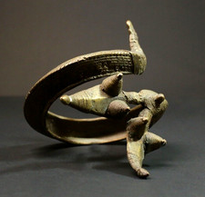 African brass antique bracelet